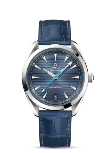 Omega Seamaster Aqua Terra 150M Master Chronometer 41 Stainless Steel / Blue / Alligator